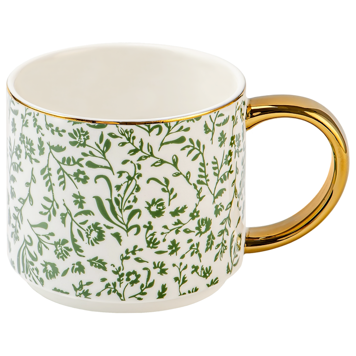 *NEW* Green Floral Coffee Mug - Home Decor & Gifts