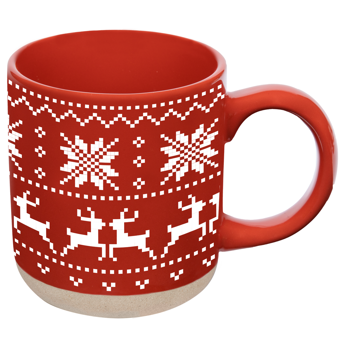 *NEW* Red Fair Isle Sweater Stoneware Coffee Mug - Gifts