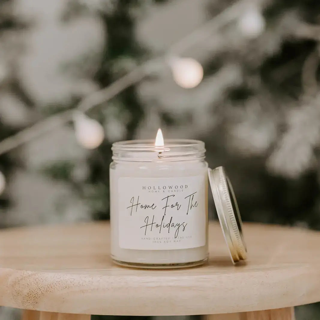 HOME FOR THE HOLIDAY |HOLIDAY CANDLE | 100% SOY WAX | 8 OZ