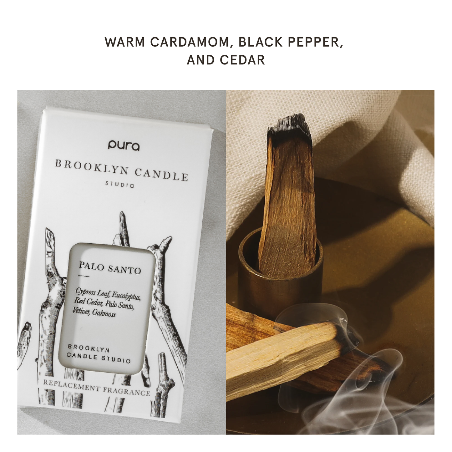 Palo Santo by Brooklyn Candle Studio - Pura Scent Refill