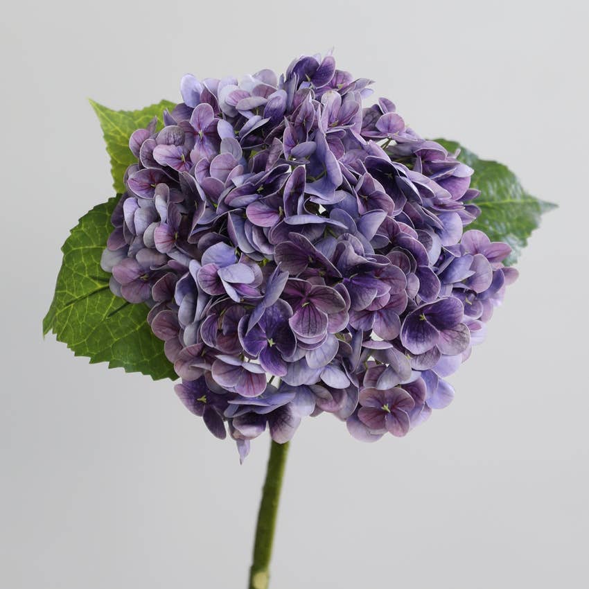 21''T Hydrangea Real Touch Fake Flower, Blooming Hydrangeas
