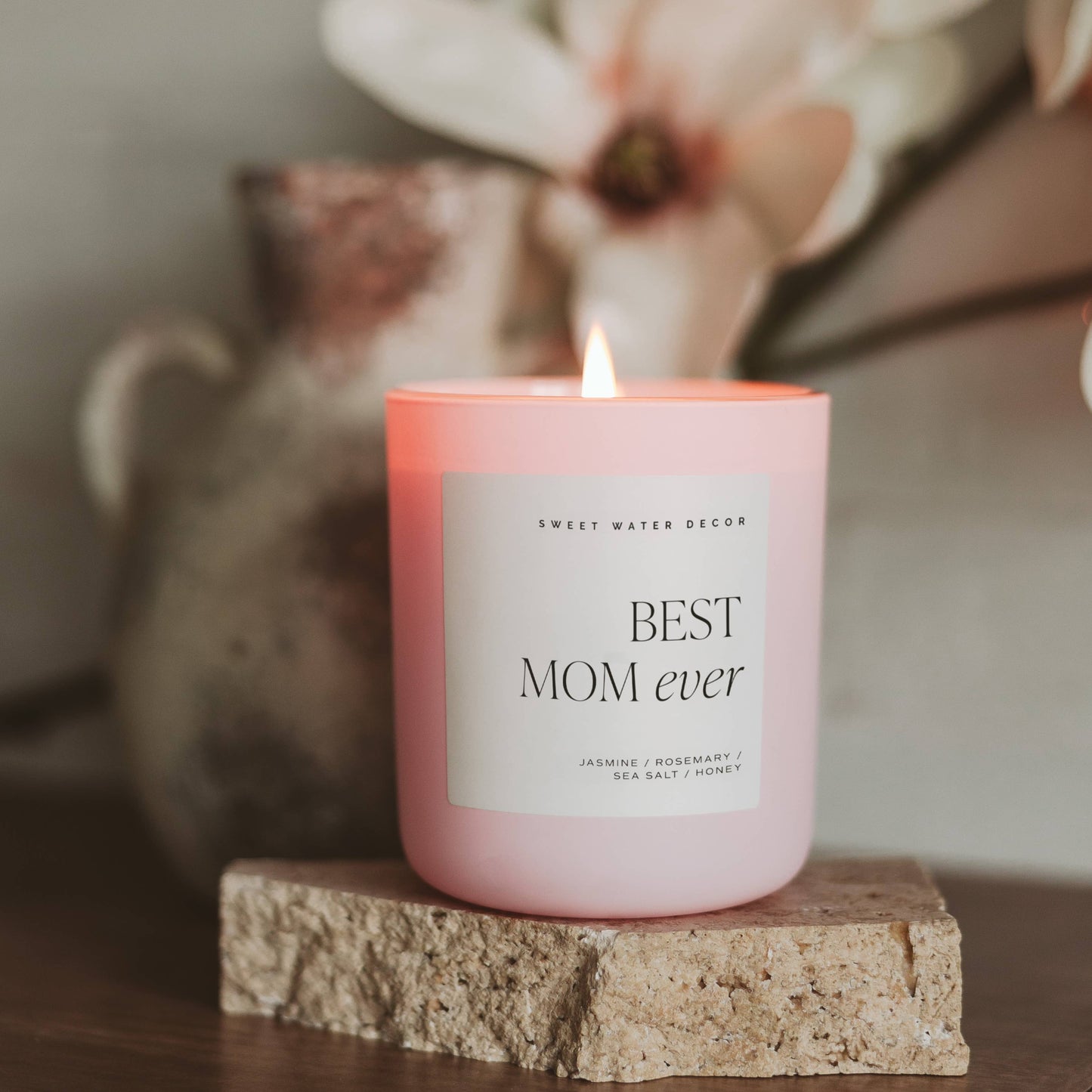 *NEW* Best Mom Ever 15 oz Soy Candle, Matte Jar - Gifts