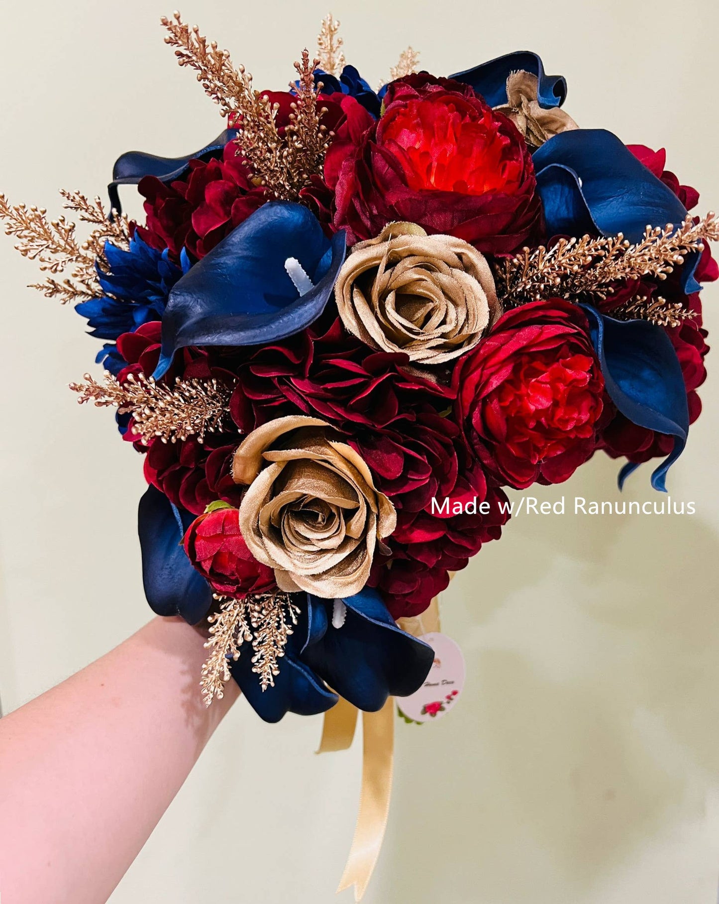 19'' Silk Ranunculus Single Spray Flowers, Spring Ranunculus