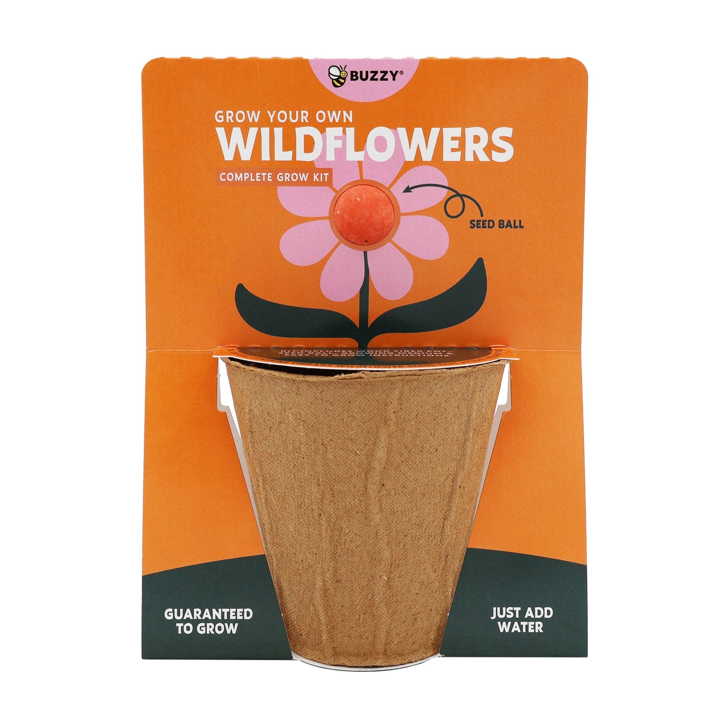 Wildflower Seed Ball Cups 6pk | Pollinator Mix | Bee Garden