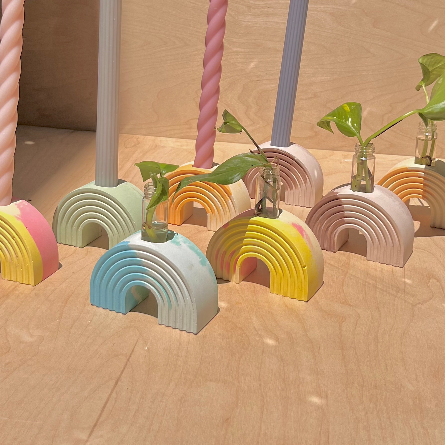 Rainbow Arch Vase | Propagation Station | Candlestick Holder