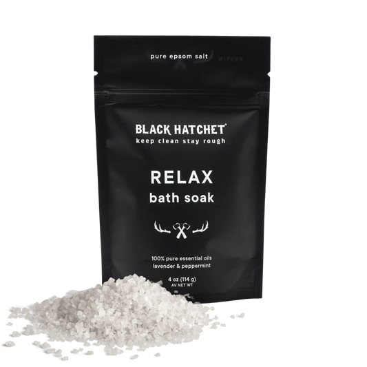 Black Hatchet Men's line - Relax Bath Salt ⚫ Gift for Men