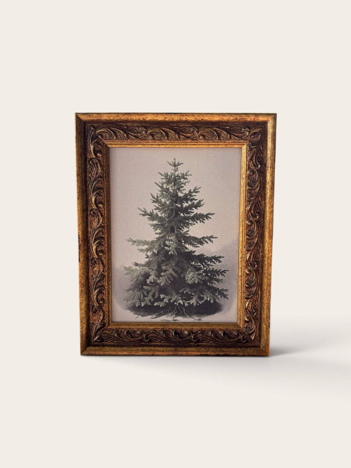 Evergreen Vintage | Christmas Antique Gold Frame
