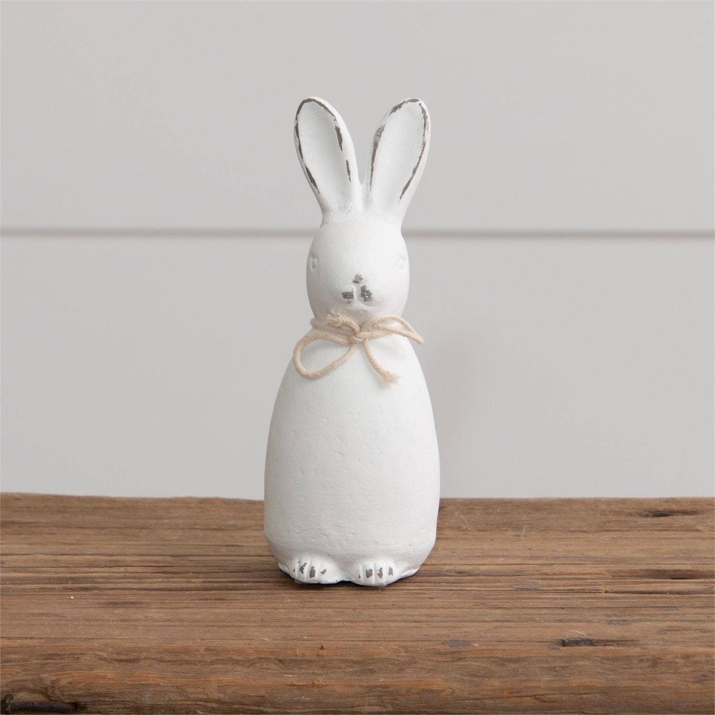 White Cement Rabbit Figurine (Pk/02)