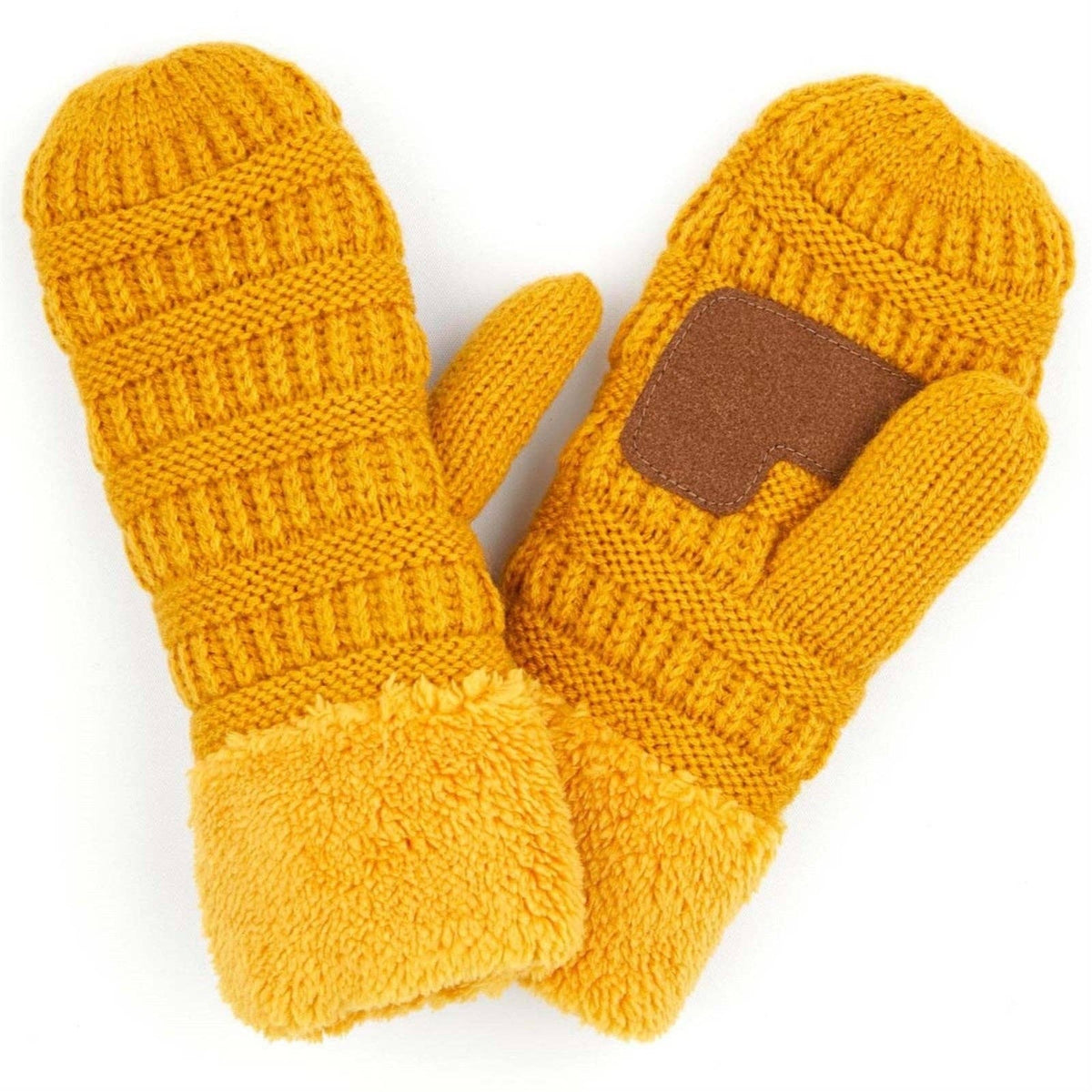 CC Sherpa Lined Mittens | 2 Sizes ( MT-25 ) ( JUNIOR-MT-25 )