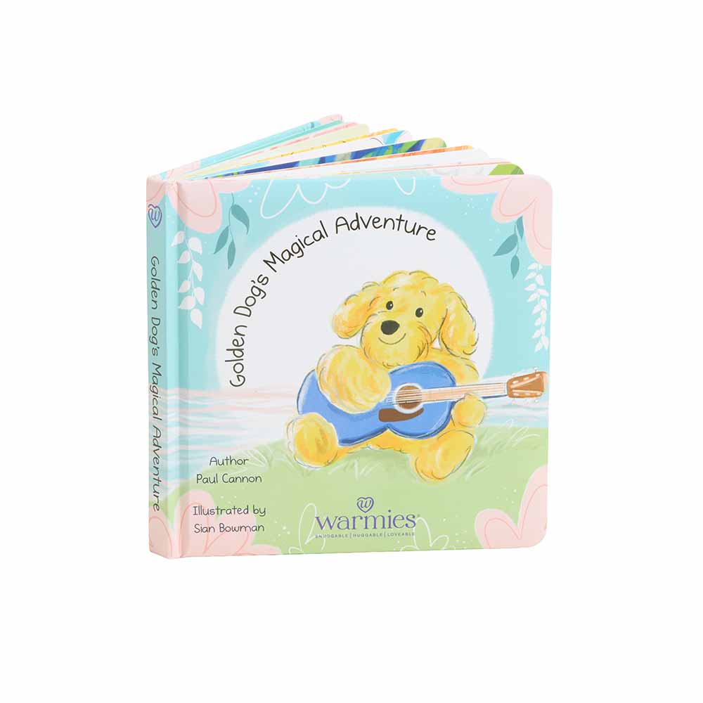 Golden Dog's Magical Adventure Board Book Children's Story Book Great illustrations