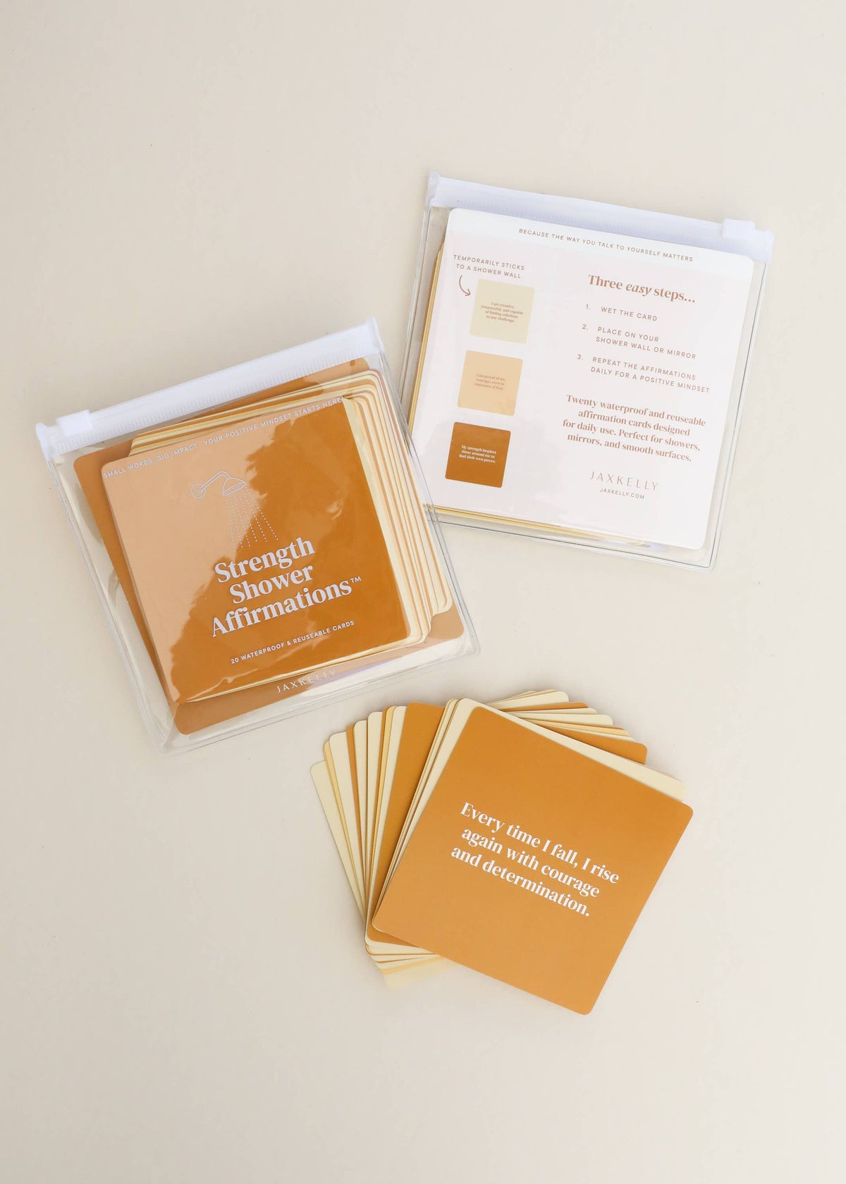 Shower Affirmation™ Display Cards - Strength