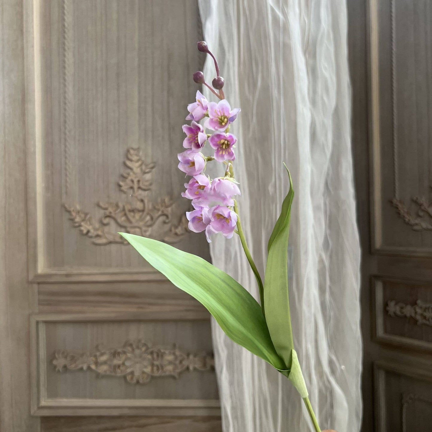 15''T Faux Lily of The Valley Flower, Tiny Wild Flowers