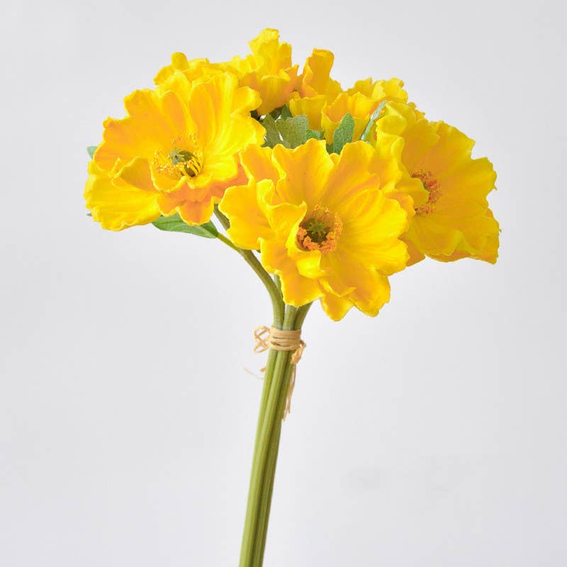 12‘’T Faux PU Real Touch Poppy Bunch, Spring Poppy Flowers
