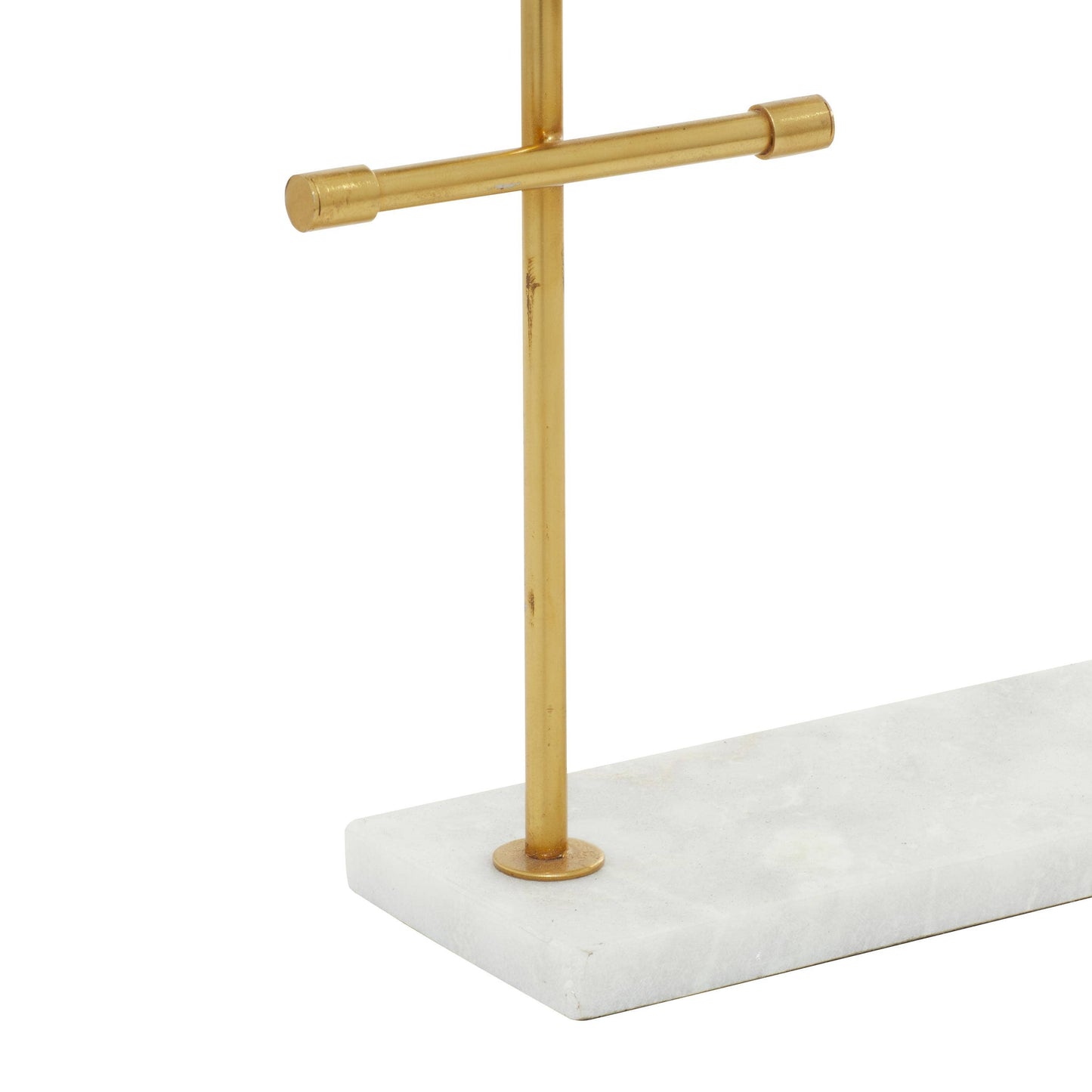 Modern Gold Marble Jewelry Stand