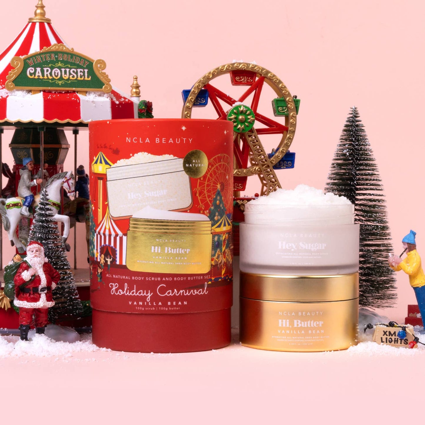 Holiday Carnival Body Scrub + Body Butter Holiday Gift Set