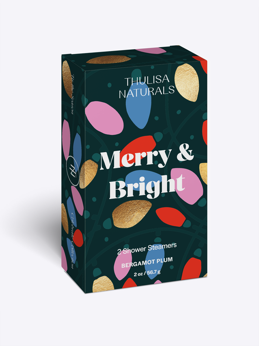 Holiday Shower Steamers – Bergamot Plum | 2 Pack Gift