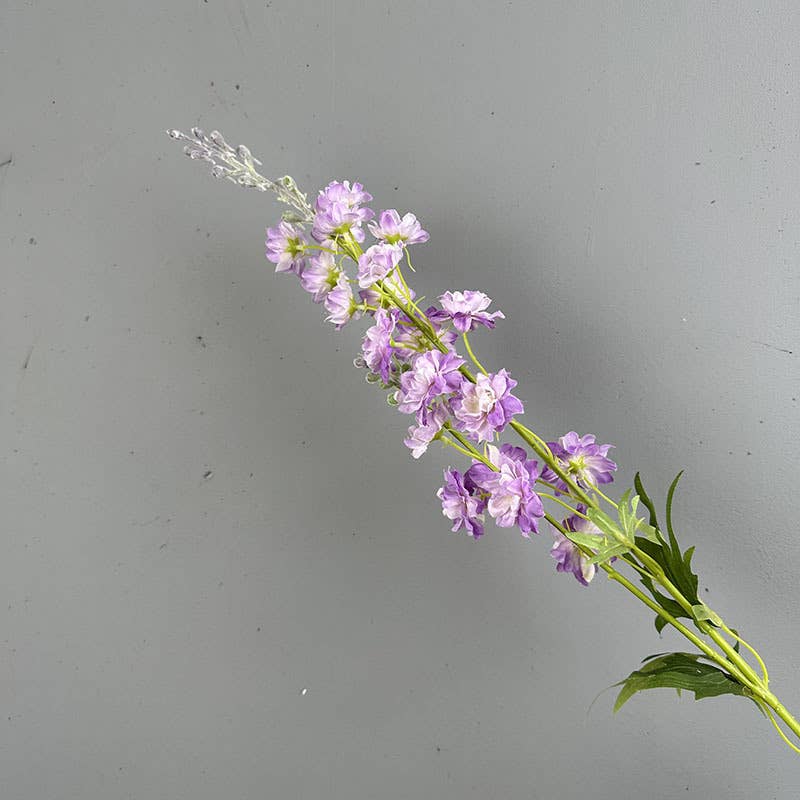 33''T Silk Delphinium Flower Stem, Srping/Summer Decorations