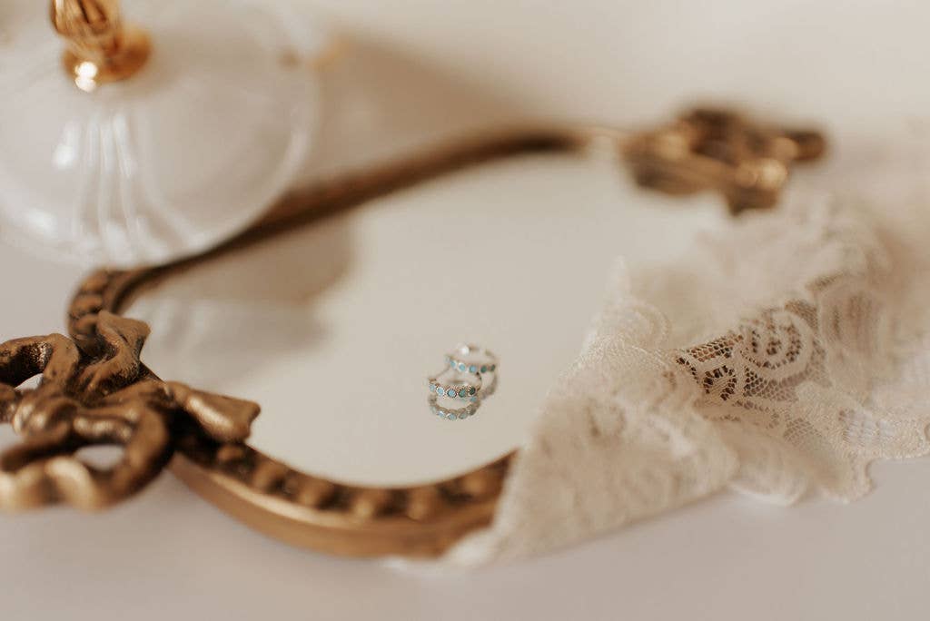 Gaby Turquoise Hoops