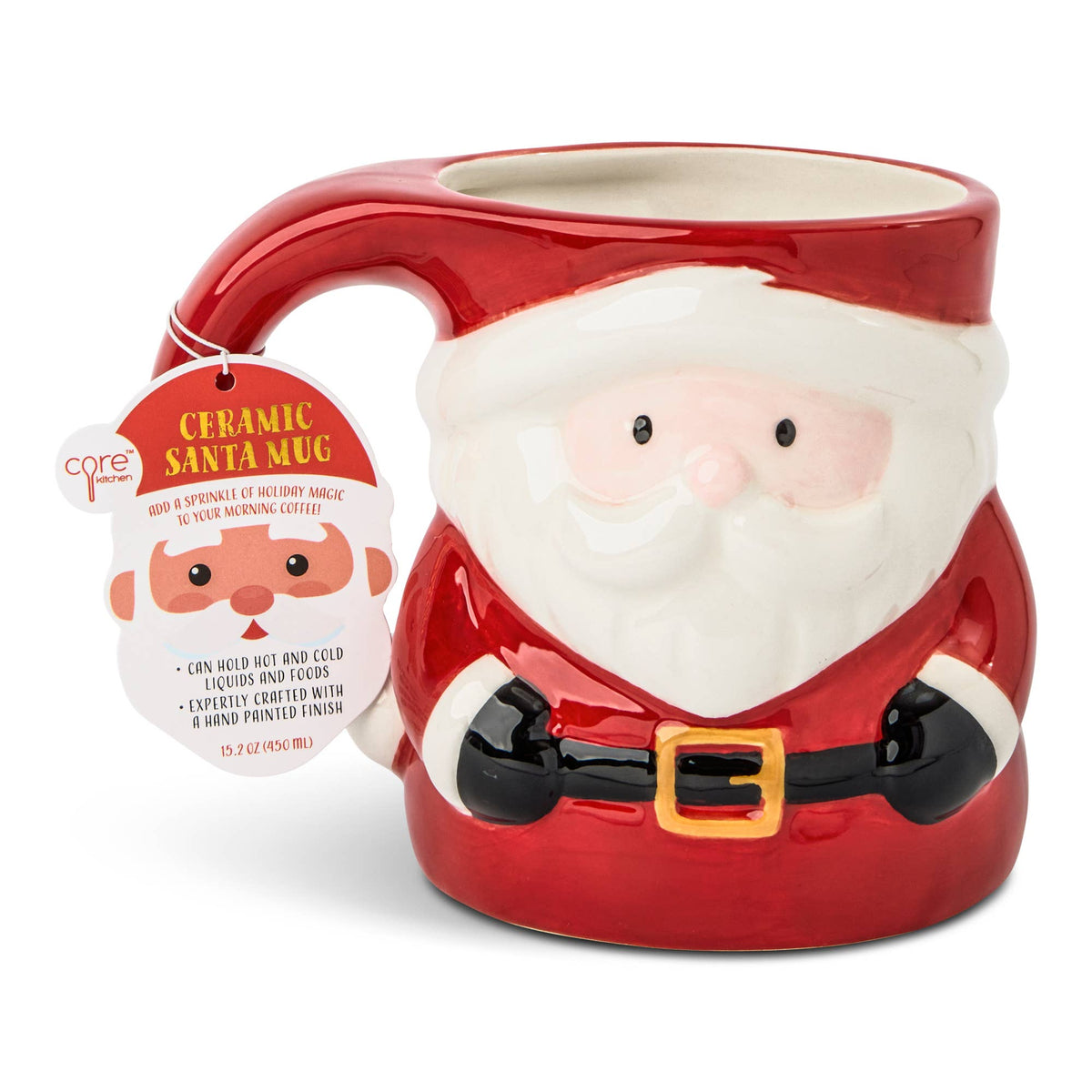 Figural Ceramic Mug - Santa