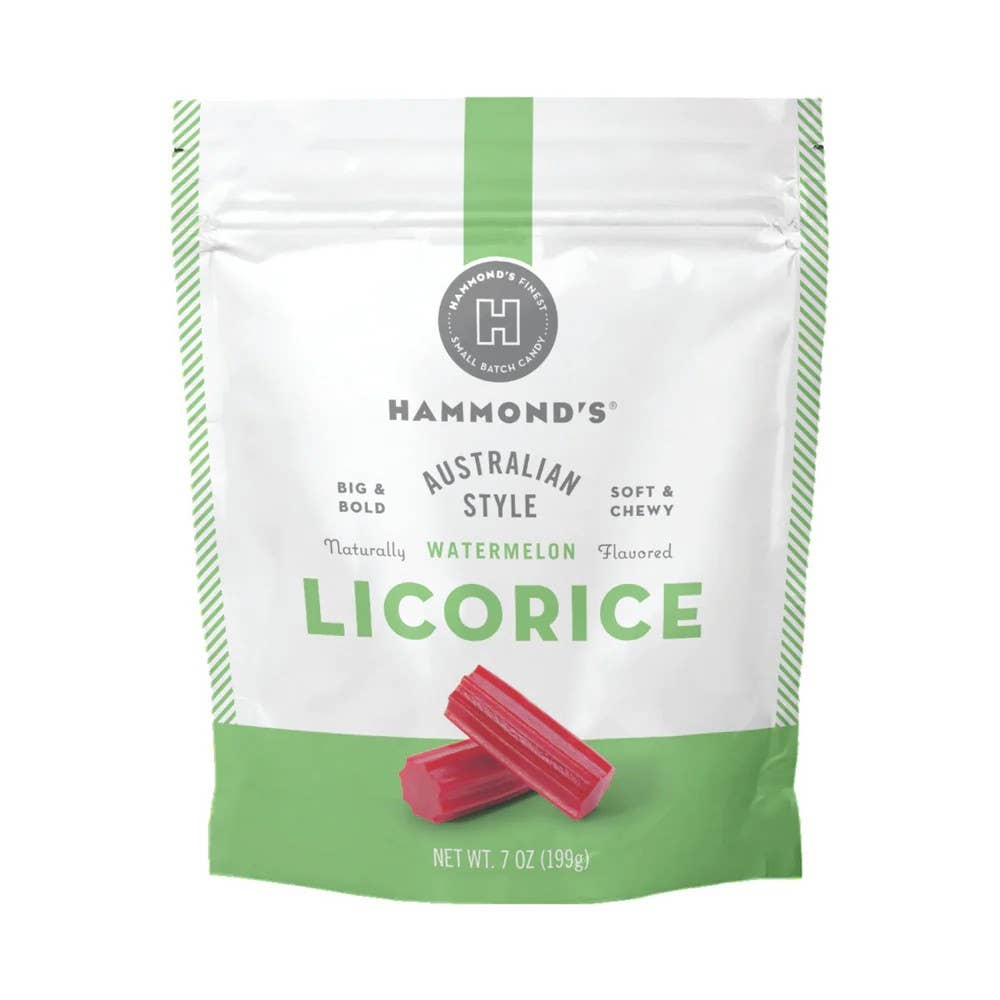 Australian Style Licorice - Watermelon - 7 oz Resealable Bag
