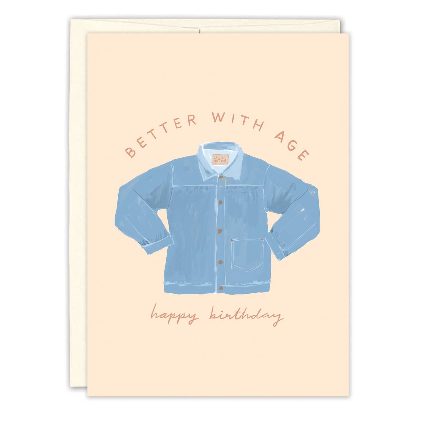 Better With Age Denim Jacket Birthday Card