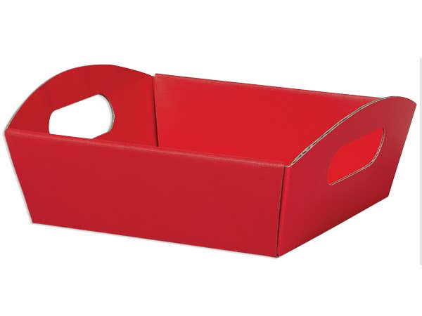 Beveled Shallow Market Tray Containers