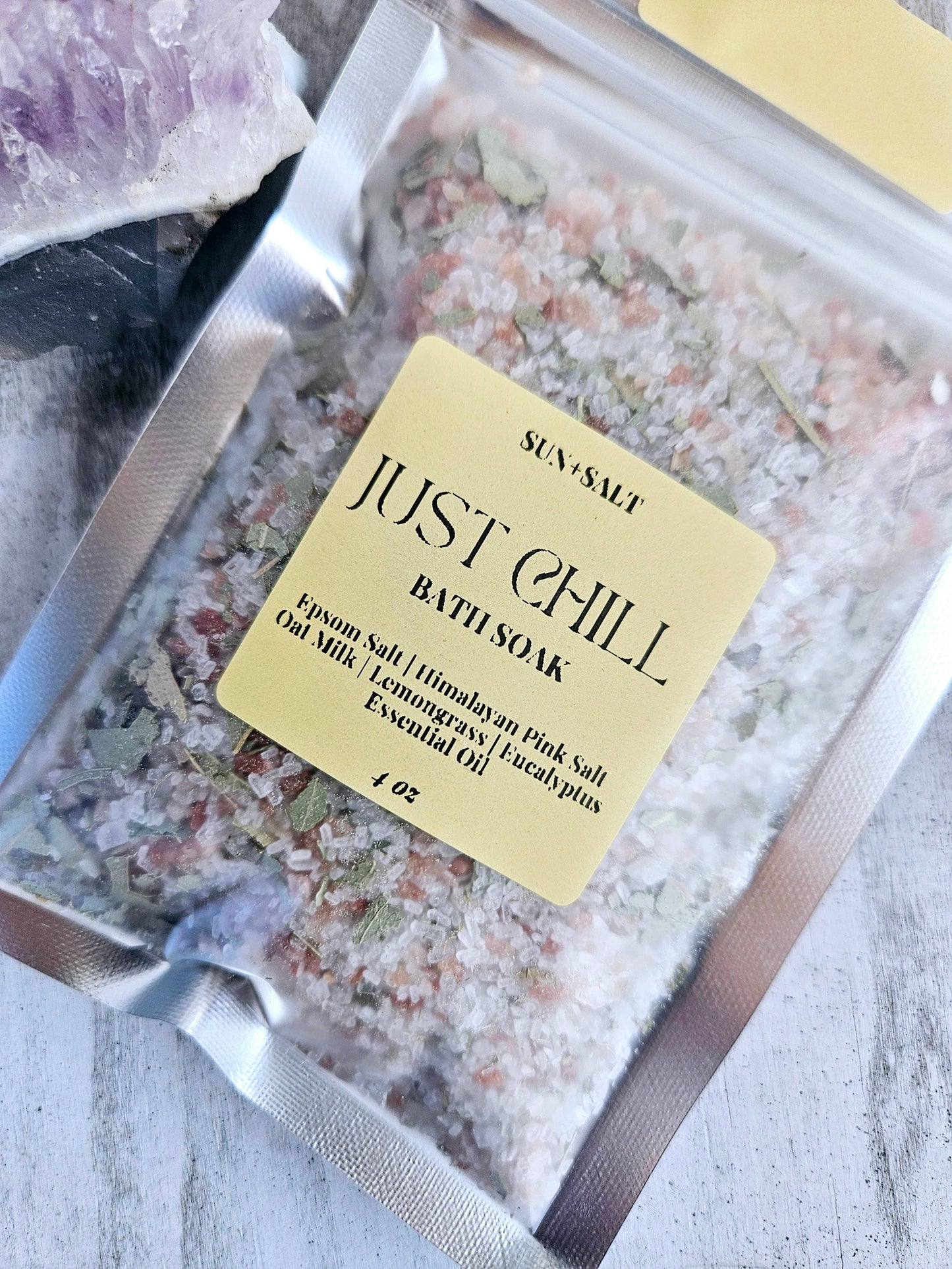 Just Chill Bath Soak - Bath Salts - Single Use - Easter