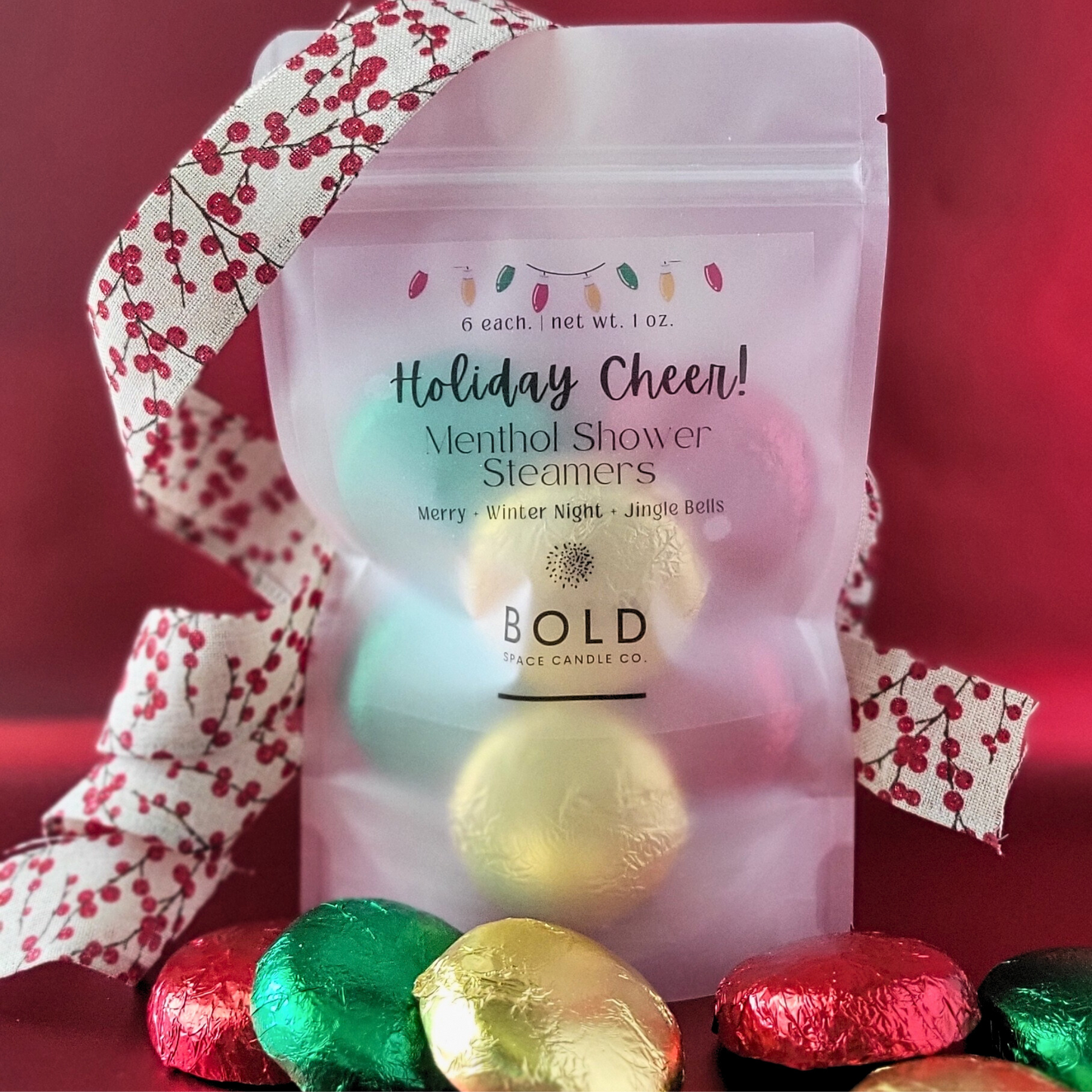 Holiday Shower Steamers –Festive 6 Pack Gift Set 🎁