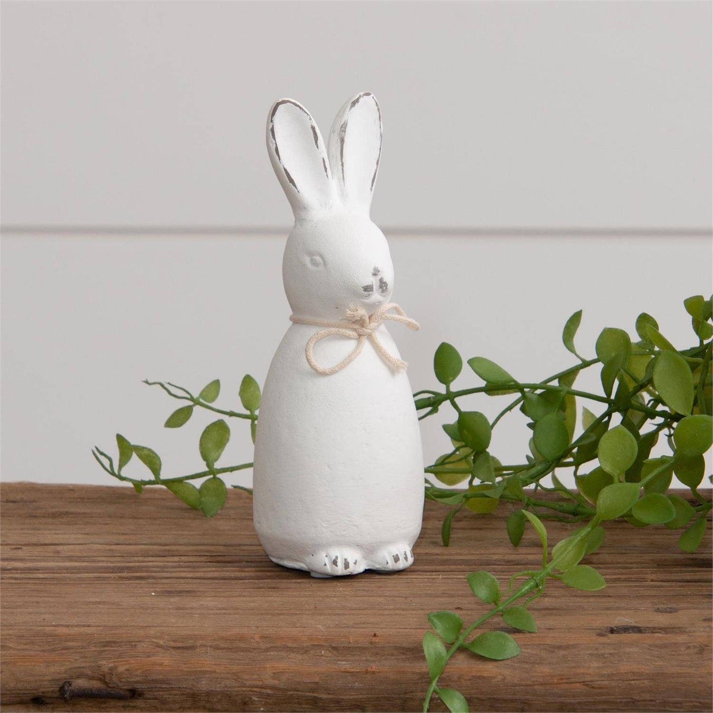 White Cement Rabbit Figurine (Pk/02)