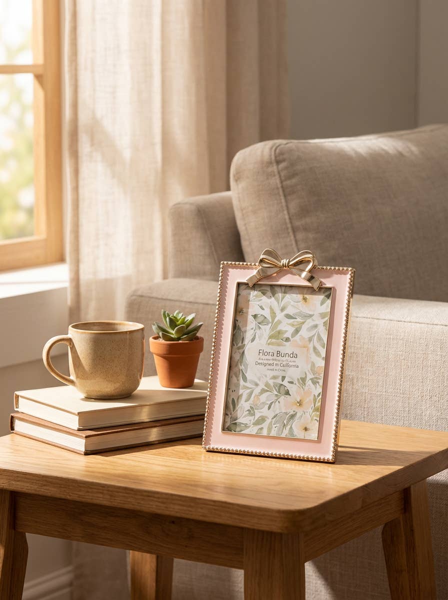 4x6 Pink Zinc Alloy Frame
