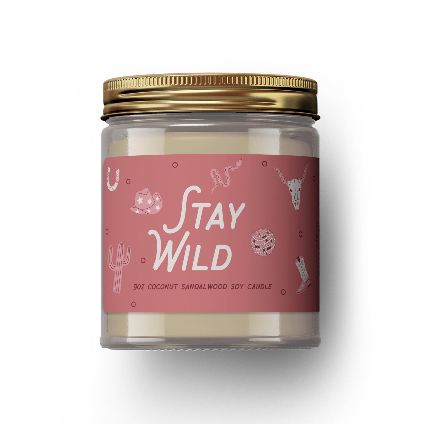 Austy Lou - Disco Cowgirl - Stay Wild - 9 oz Soy Candles