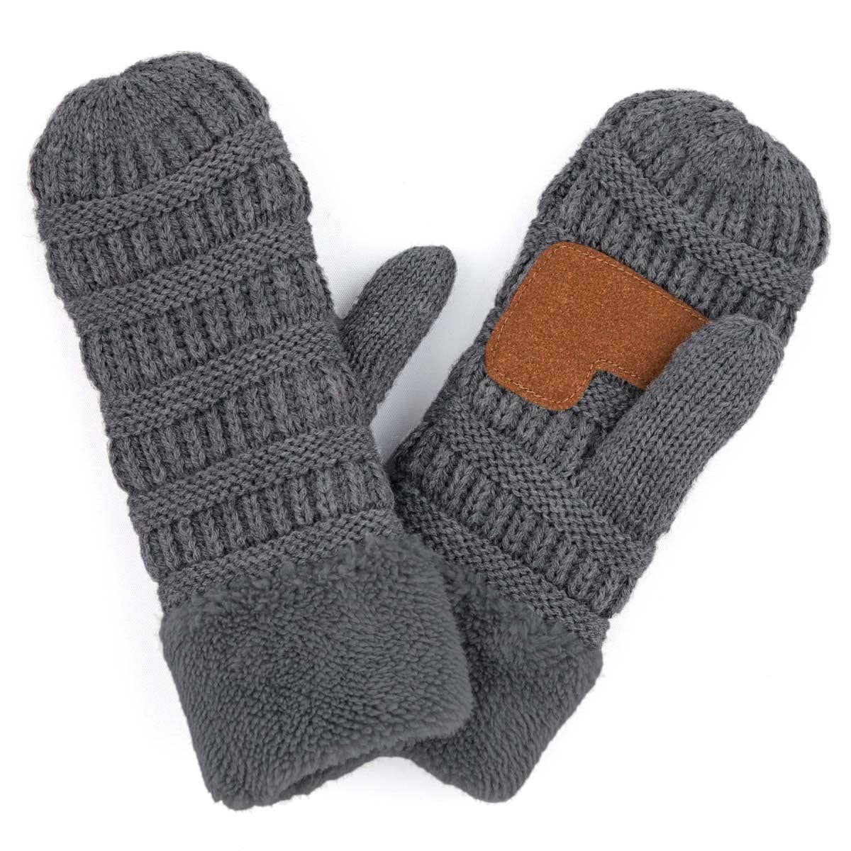 CC Sherpa Lined Mittens | 2 Sizes ( MT-25 ) ( JUNIOR-MT-25 )