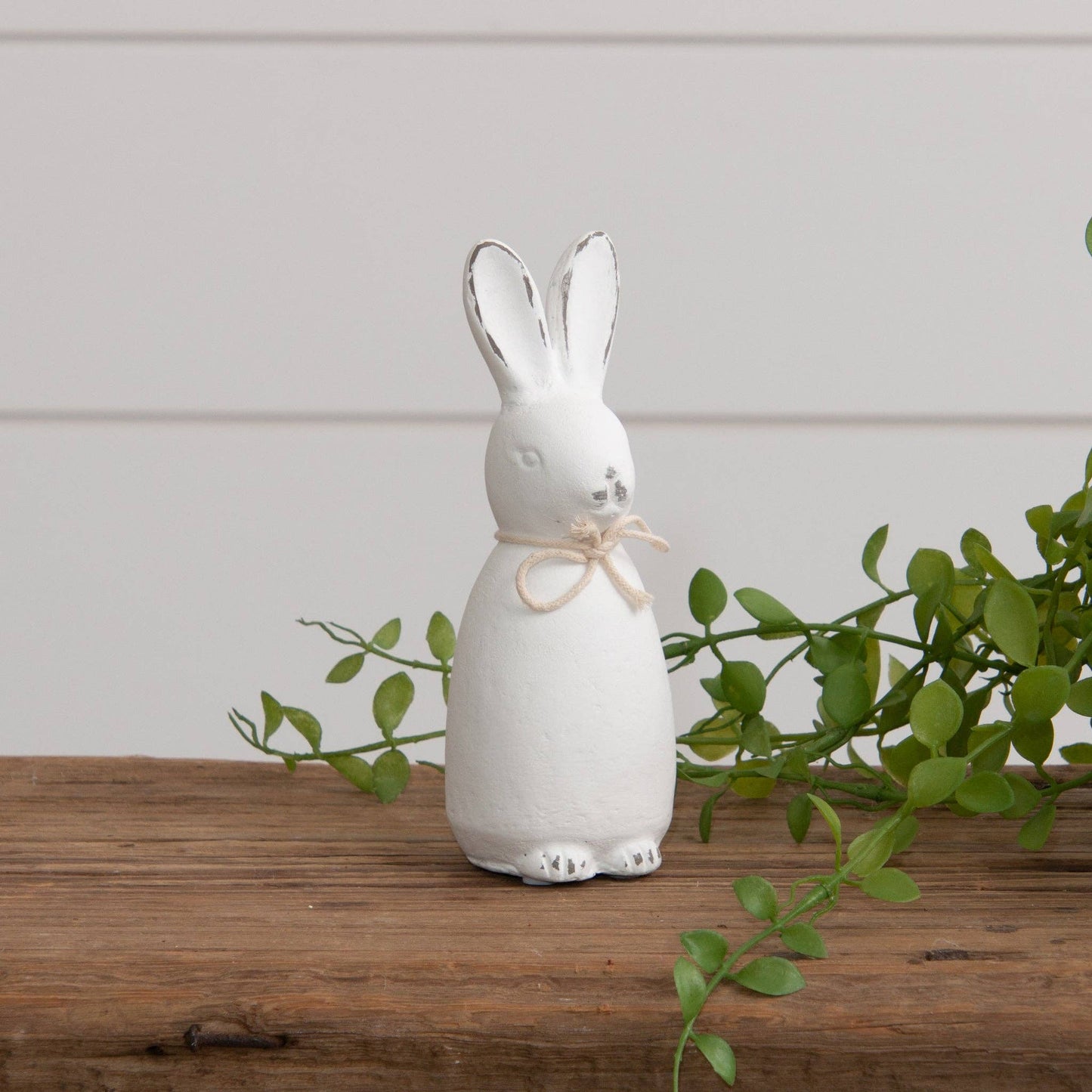 White Cement Rabbit Figurine (Pk/02)