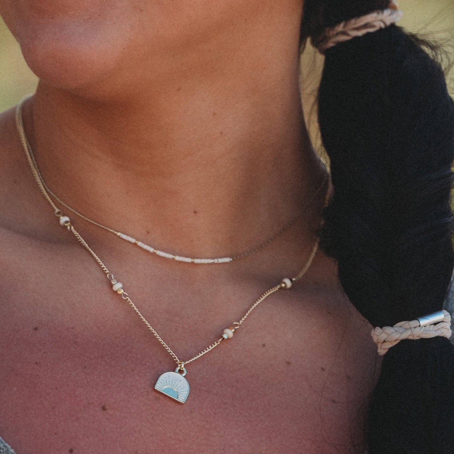 "Rise" Necklaces-NEW Gold Sun