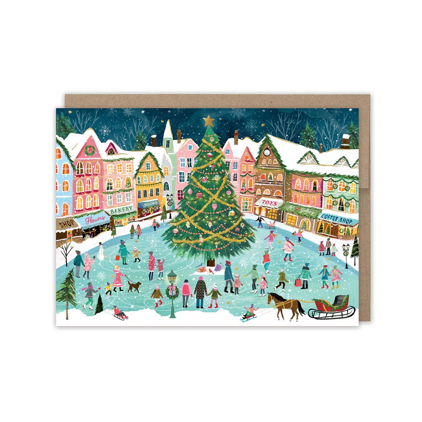 Christmas Town Holiday Card