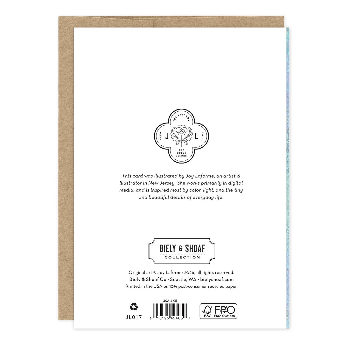 Rainbow Bouquet Birthday Card