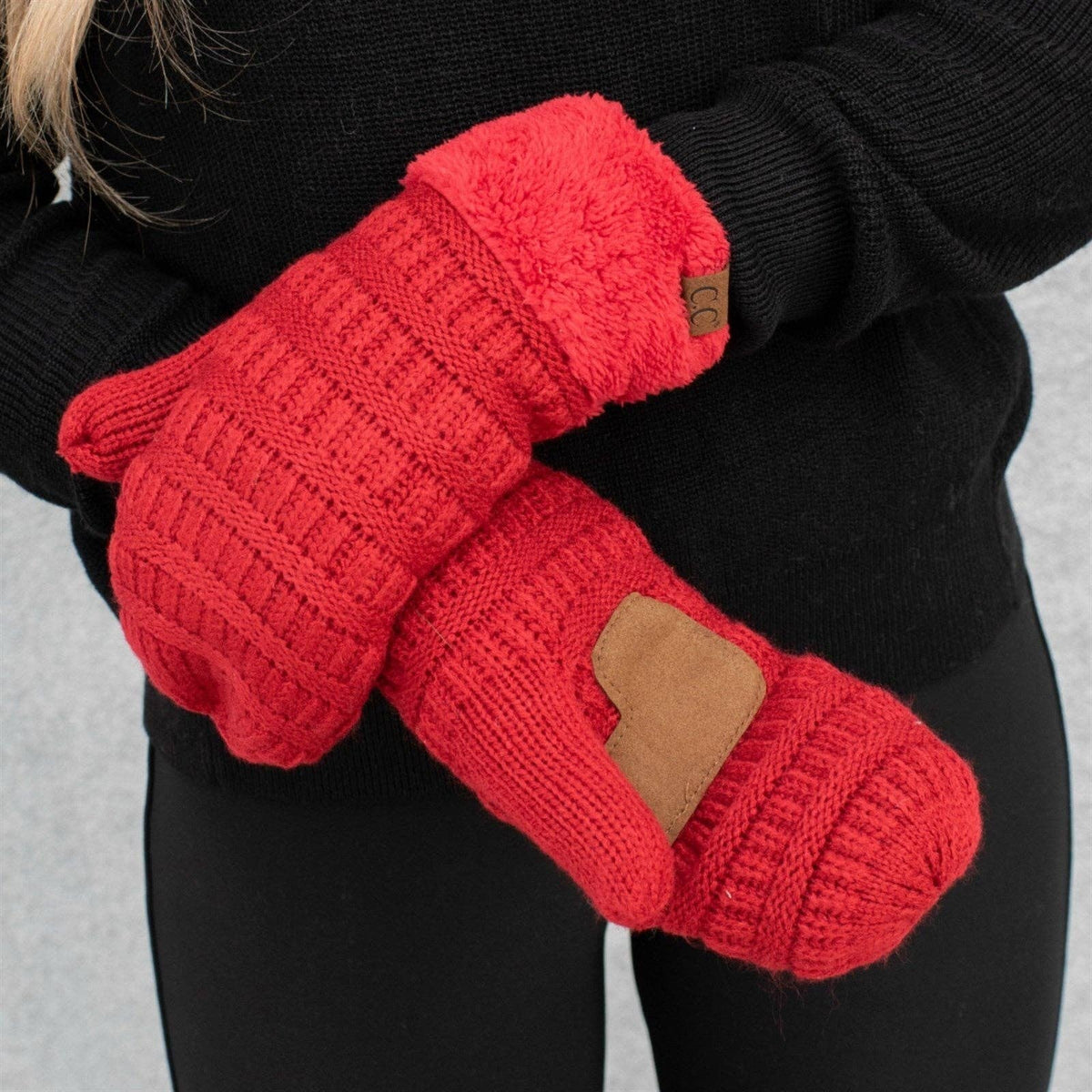 CC Sherpa Lined Mittens | 2 Sizes ( MT-25 ) ( JUNIOR-MT-25 )
