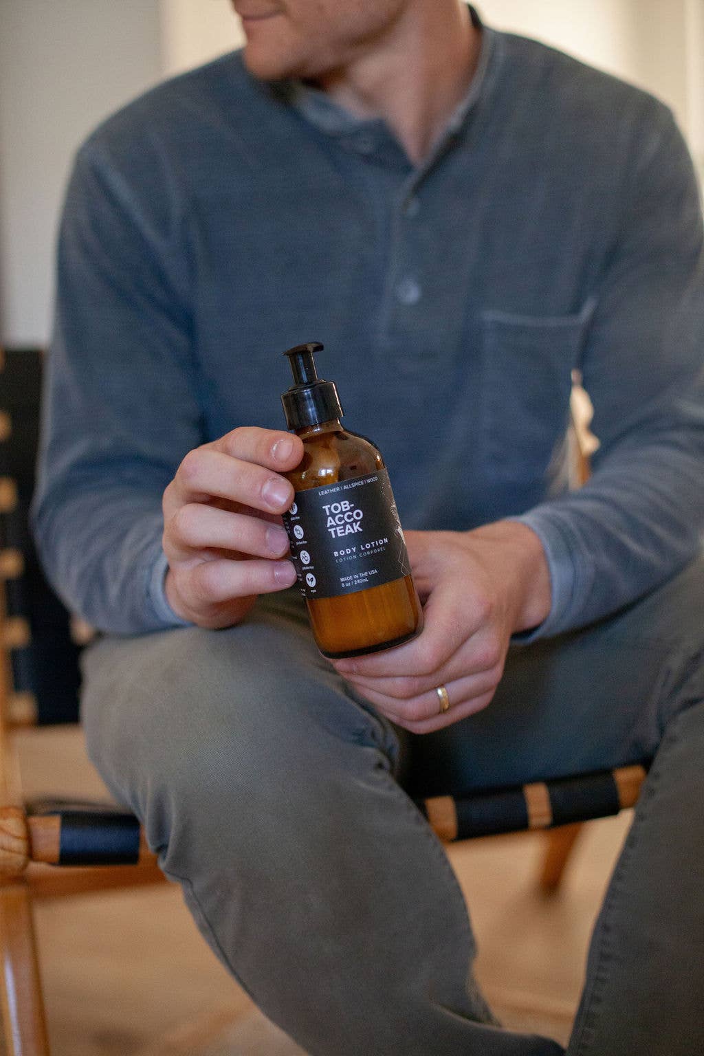 Tobacco Teak - Hand & Body Lotion- Men's