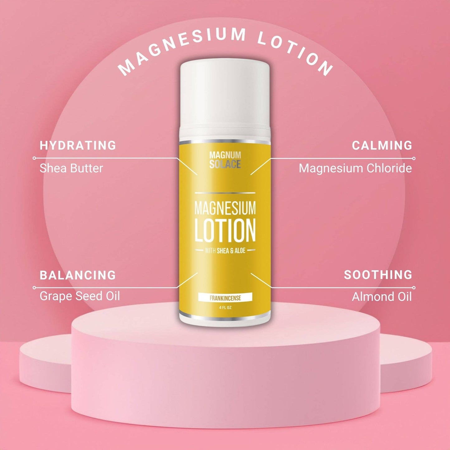 Magnesium Lotion - With Frankincense essential oil