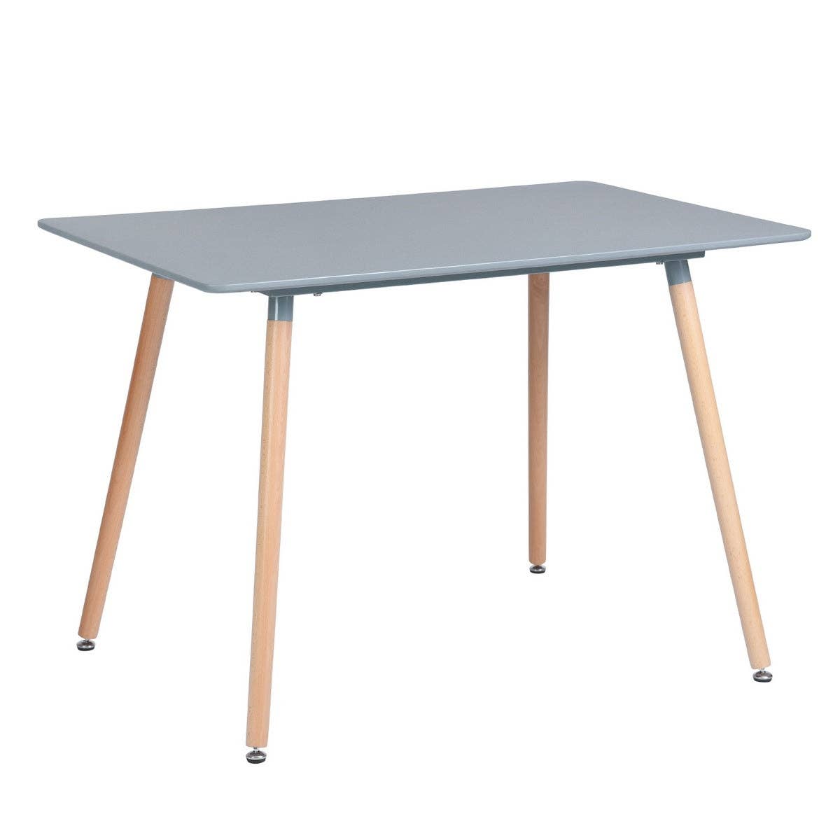 Modern 47.2” Rectangular Kitchen Dining Table - Grey