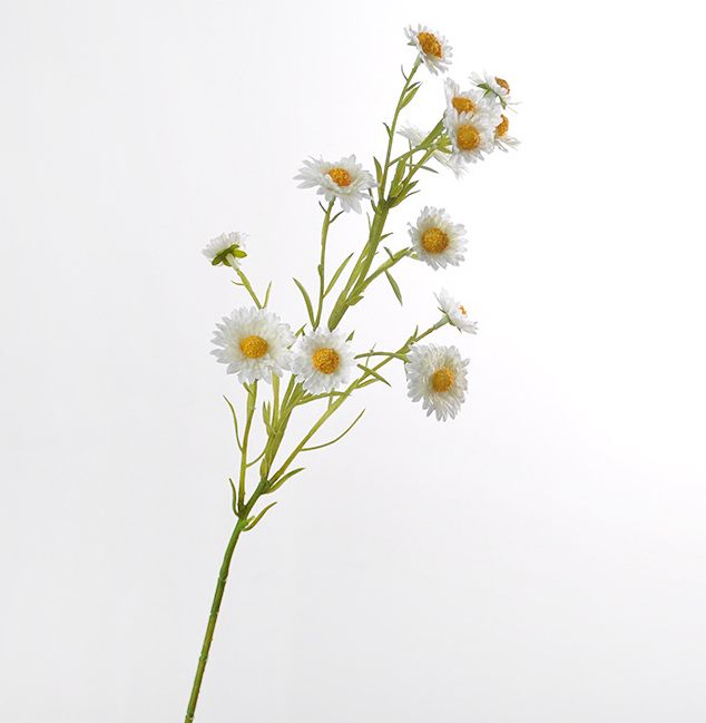 23''T Faux Mini Daisy Floral Stem, Autumn Daisies, Long Stem