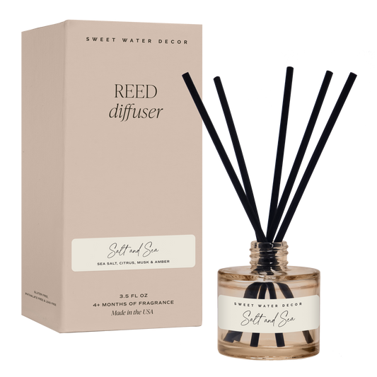 *NEW* Salt and Sea Reed Diffuser - Home Decor & Gifts