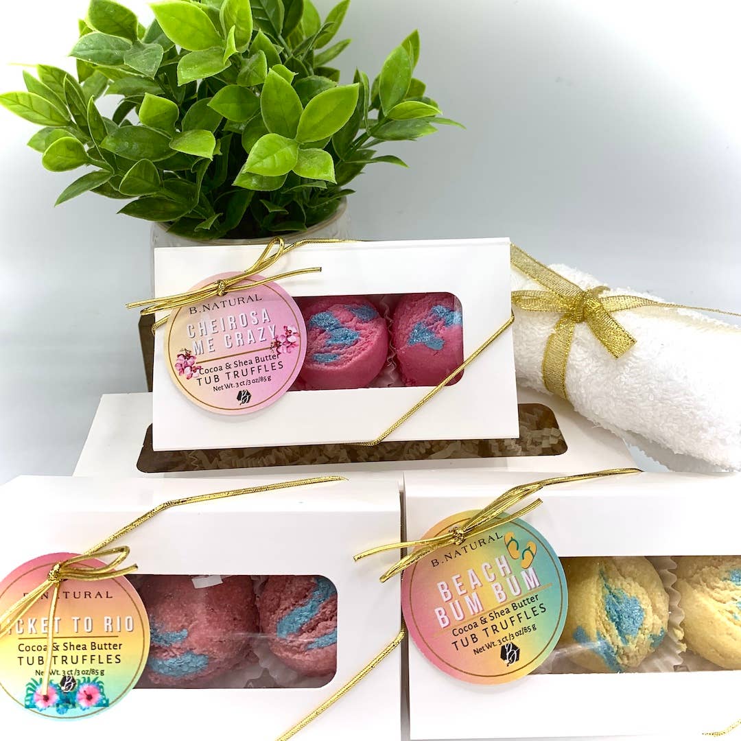 Beach Bum Bum (62 type) Tub Truffles|3 CT Gift Box