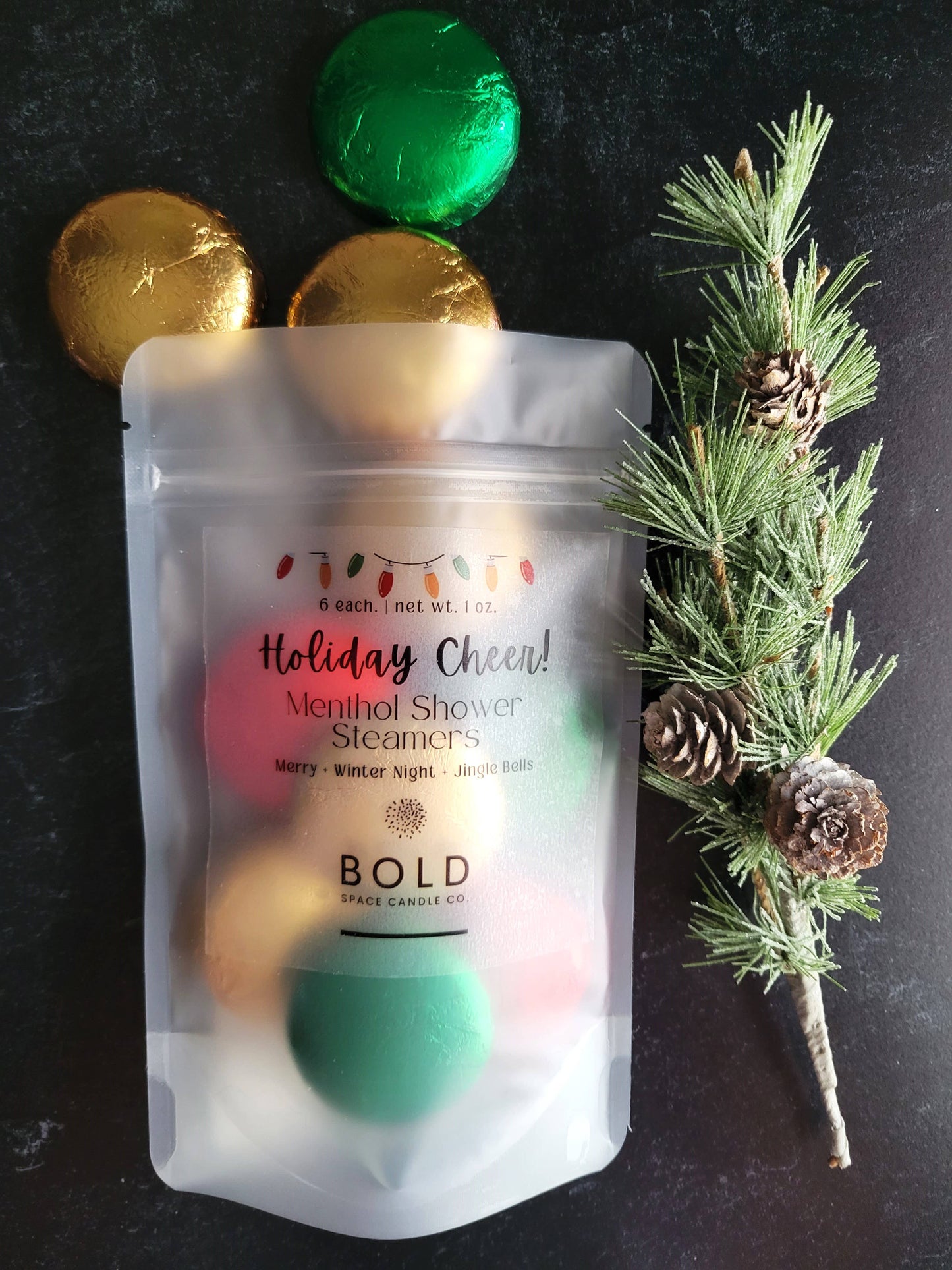 Holiday Shower Steamers –Festive 6 Pack Gift Set 🎁