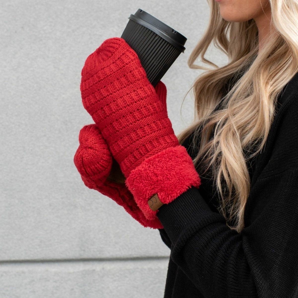 CC Sherpa Lined Mittens | 2 Sizes ( MT-25 ) ( JUNIOR-MT-25 )