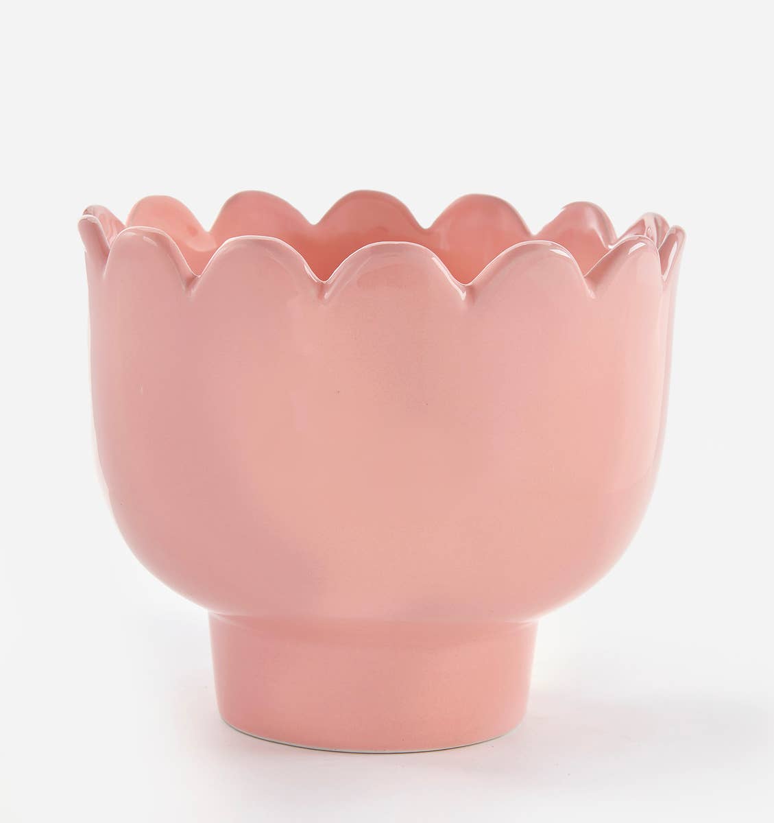 Pink Flower Planter, Light Pink