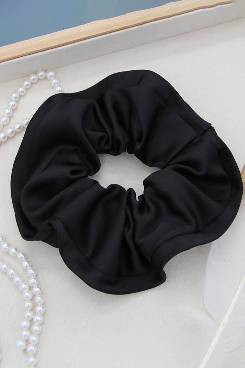 MALIST  SENSE SILK SOLID COLOR SCRUNCHIE_CWAHA0179