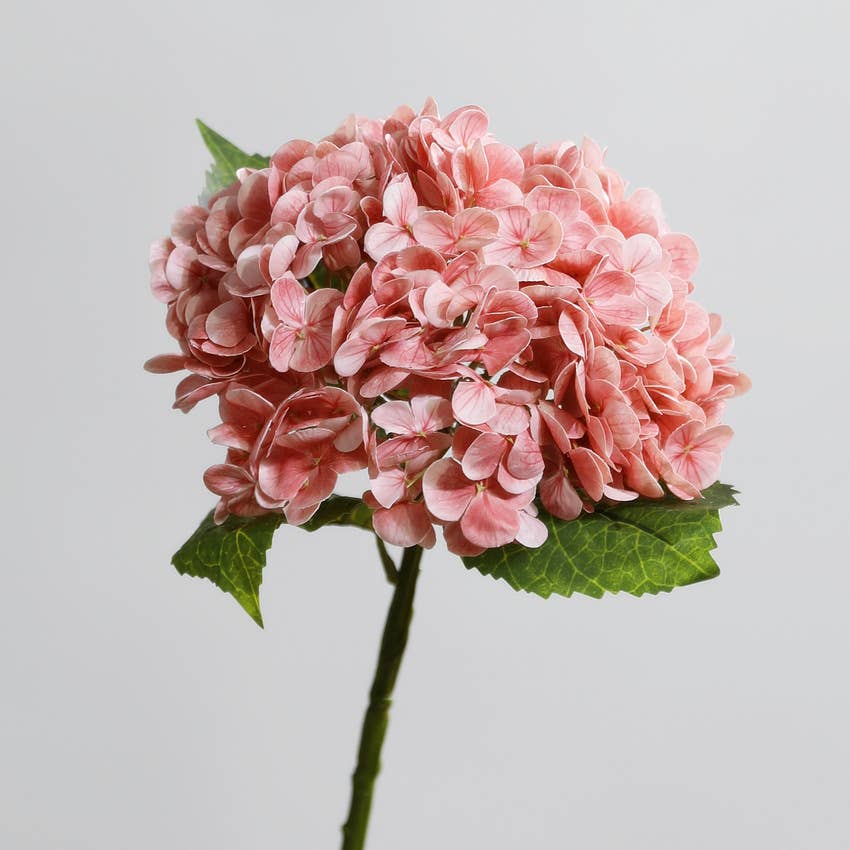21''T Hydrangea Real Touch Fake Flower, Blooming Hydrangeas
