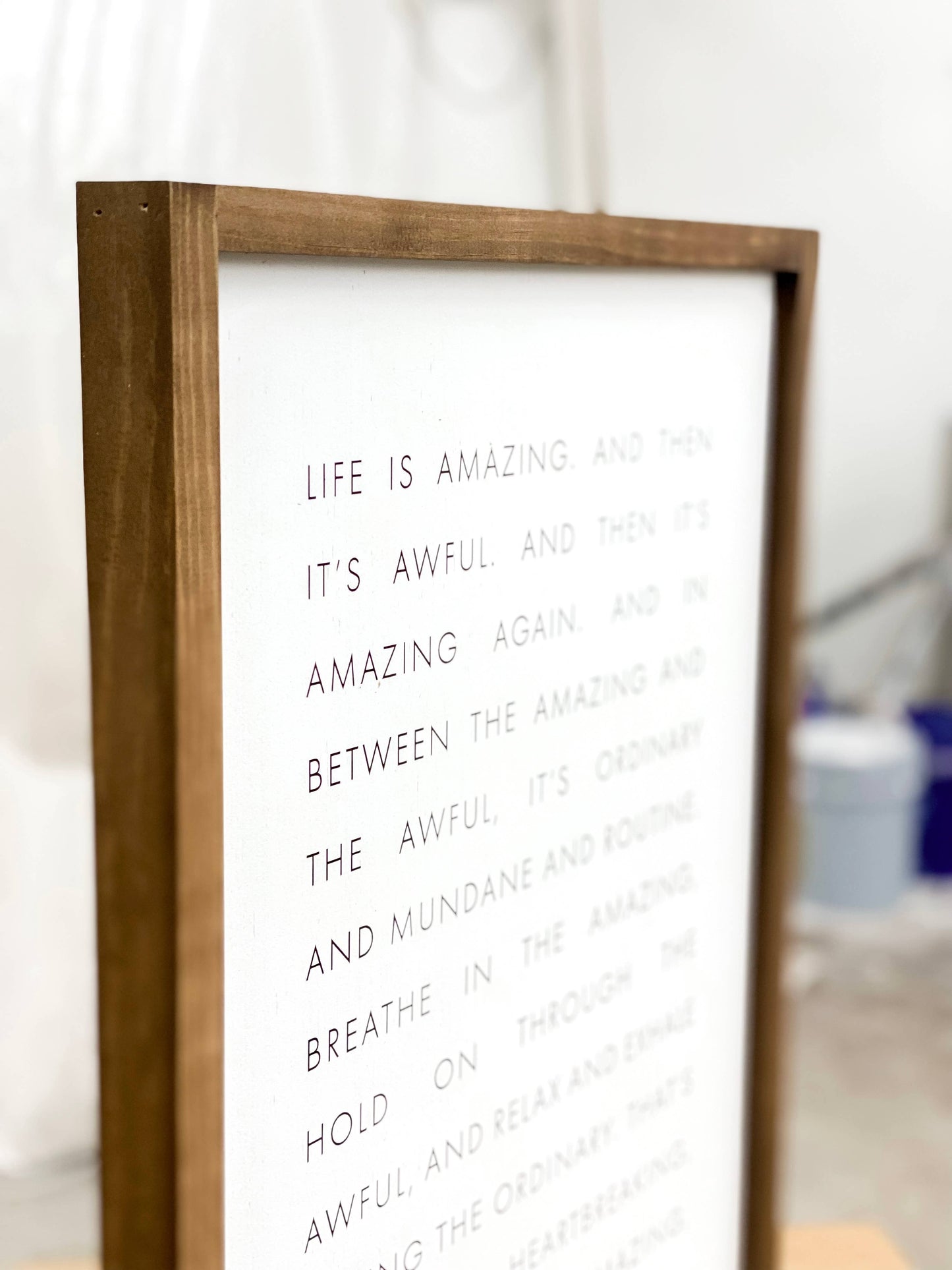 Life Is Amazing and Then It's Awful | Wall Art, Home Decor