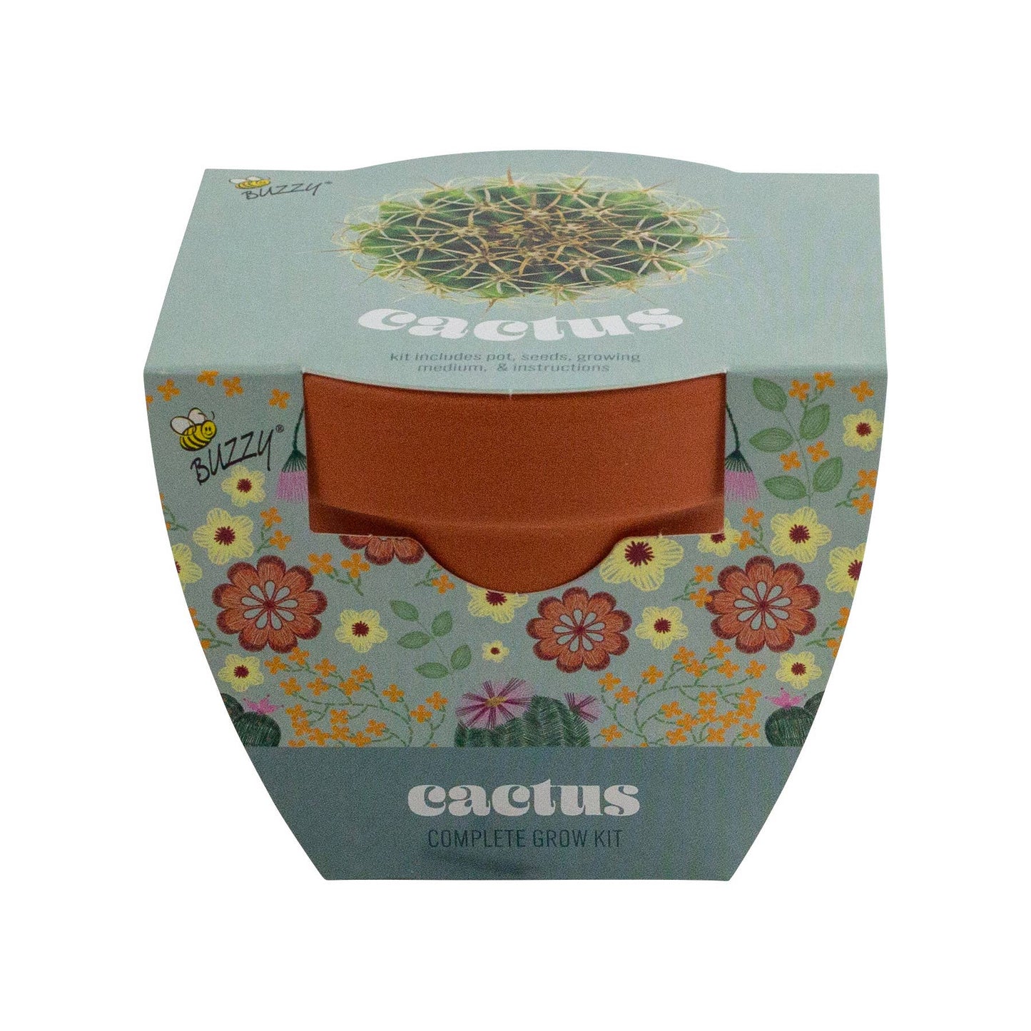 Classic Terracotta Cactus Grow Kit | Indoor Gift | Gift Set
